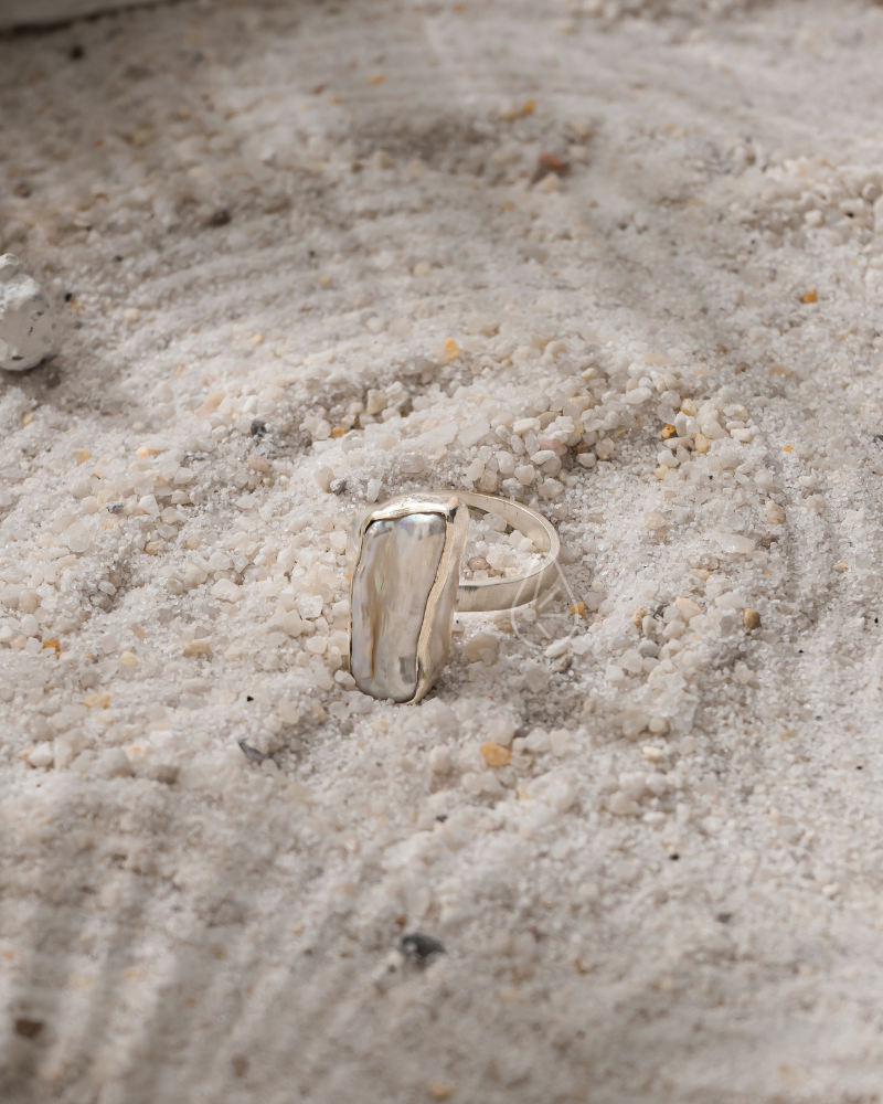 Nhẫn ngọc trai Silver Ring Baroque A SET SOREI