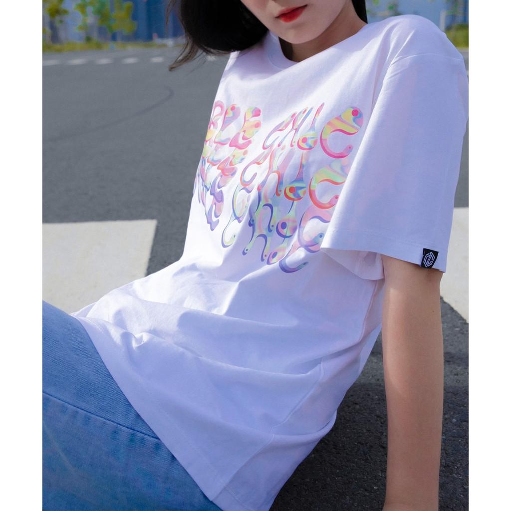 Áo thun oversize Local Brand by DOUBLE CHIC - BLACK & WHITE DOUBLE CHIC SIGNATURE