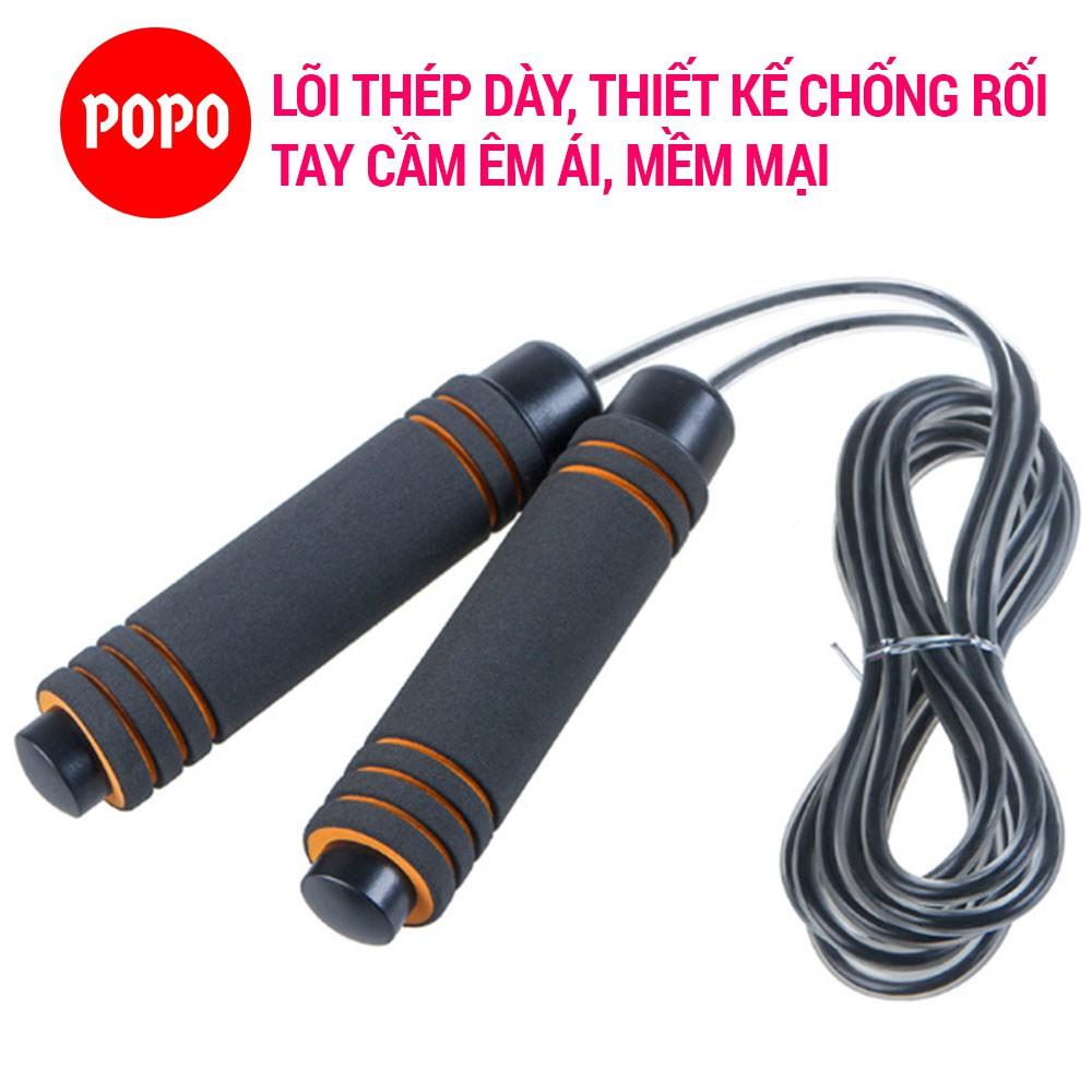 Dây nhảy dây tập thể dục hỗ trợ giảm cân POPO XS001 có tác dụng giảm mỡ bụng đốt cháy calo