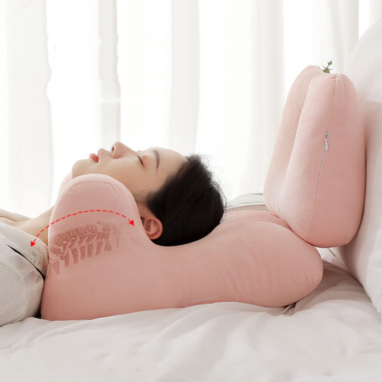 Gối Tựa Bảo Vệ Cột Sống Elastic Pillow Công nghệ Nhật Bản