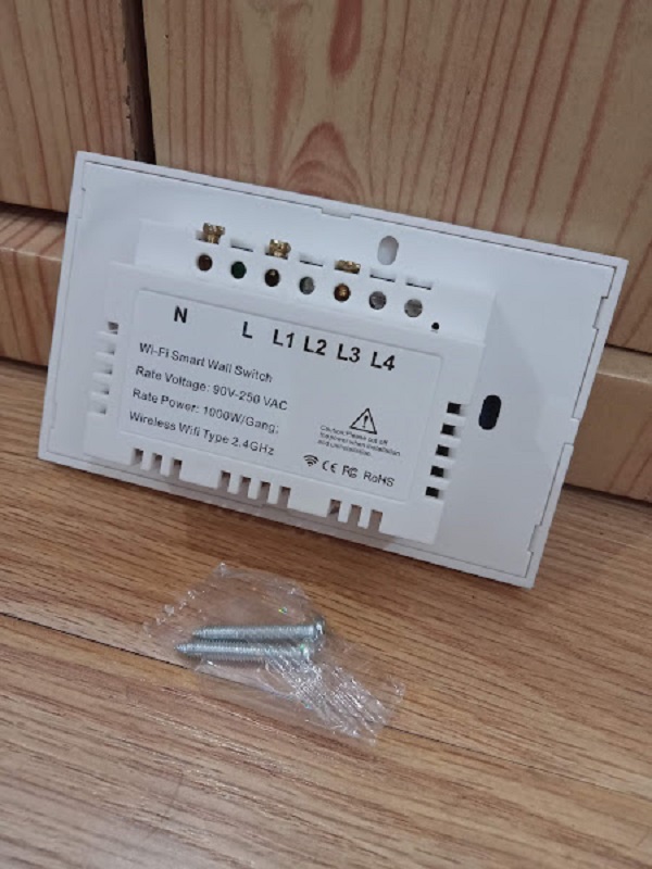 Công tắc chạm 1 nút, cảm ứng wifi
