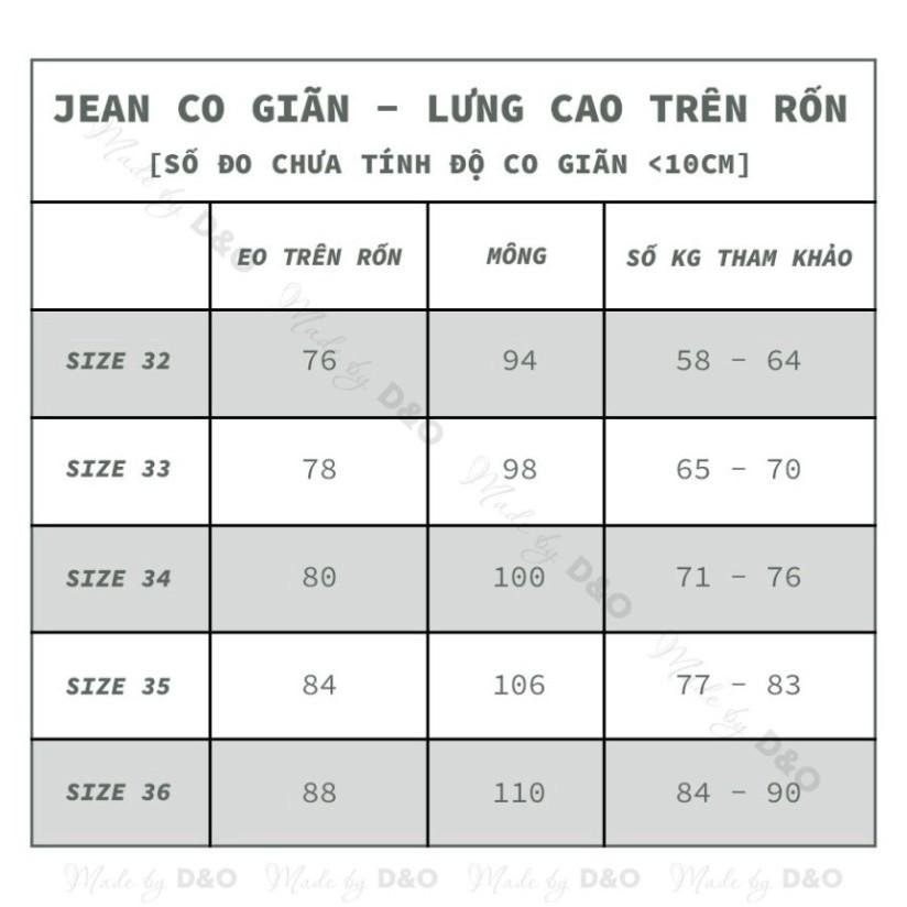 Quần Ngố Jean Bigsize, Trơn/Rách 1/Rách 2/Rách 3, Lưng Cao Trên Rốn, Co Giãn Mạnh