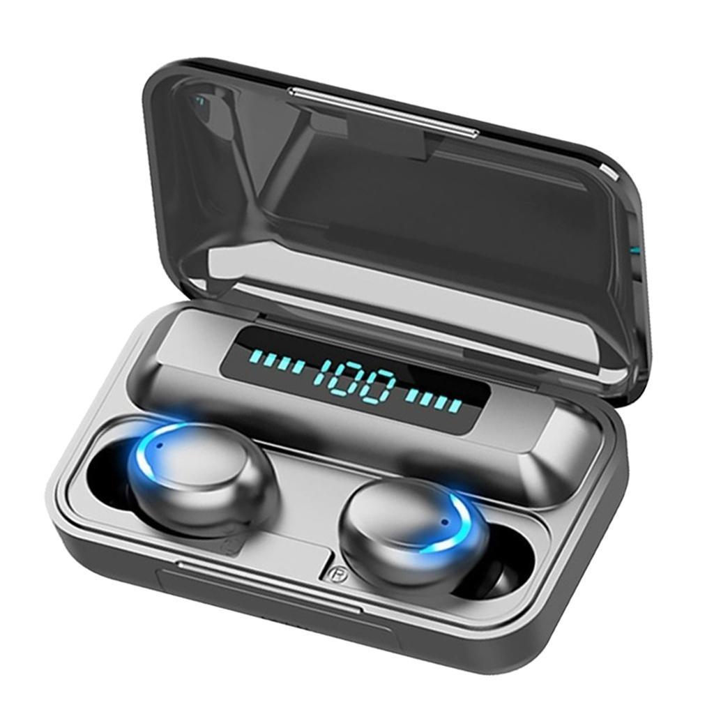 F9 Bluetooth 5.0 Earphones 350mAh  Wireless Stereo Earpieces with Charging Case