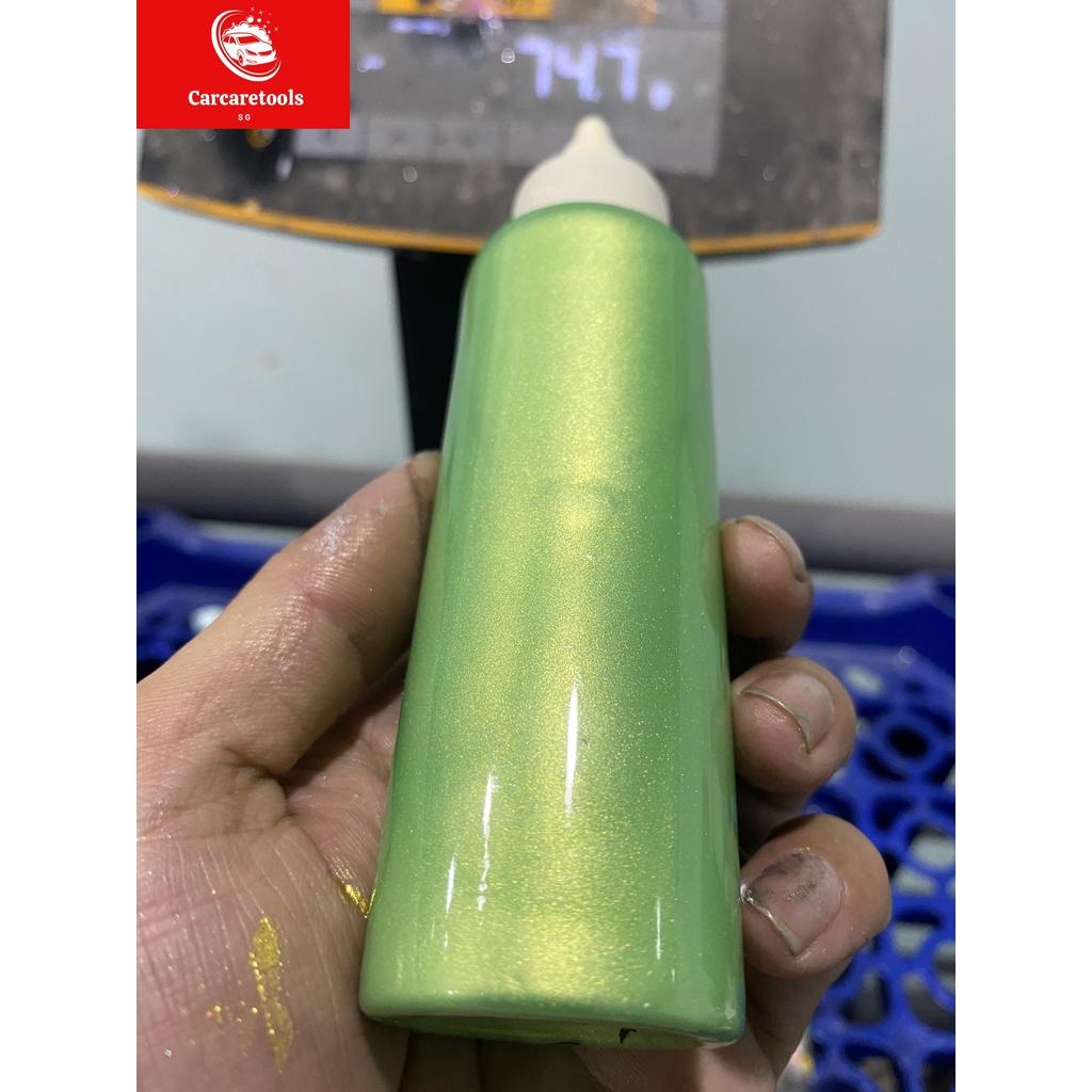 Camay xanh lá ánh vàng đóng chai 50g và 100g