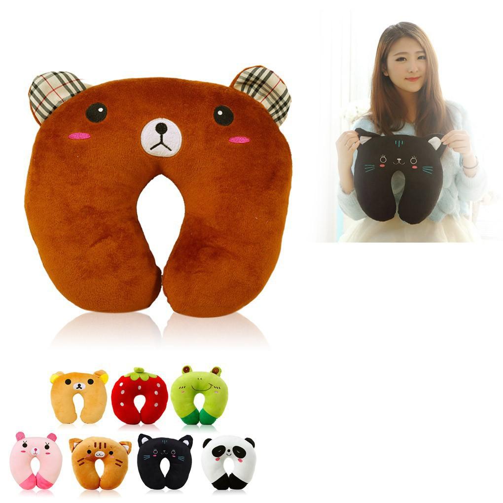 Gối đỡ cổ hình chữ U họa tiết đáng yêu Nprooo