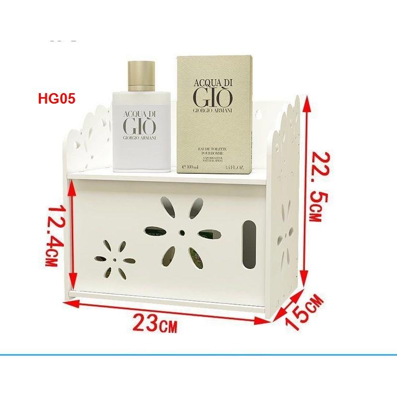 Hộp Đựng Khăn Giấy Dán Tường Tiện Dụng-Tủ Kệ Lắp Ráp