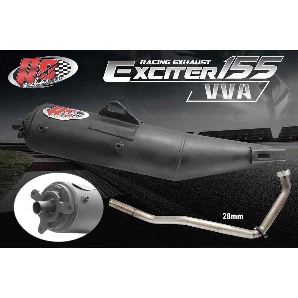 Pô Tăng Giả Zin R8 Racing Exciter 155 / Y16ZR VVA ( Pitton 57mm -62mm)