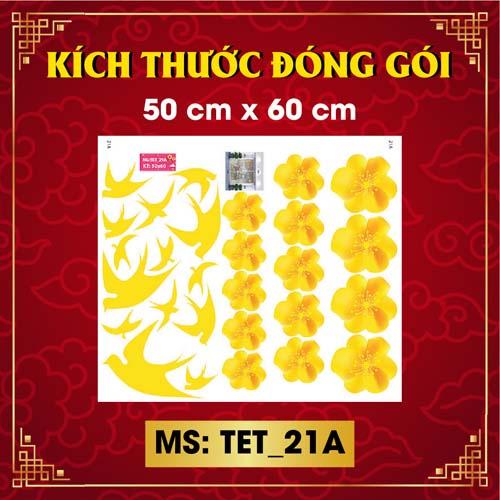 DECAL TRANG TRÍ TẾT NGUYÊN ĐÁN 2022 COMBO SỐ 27