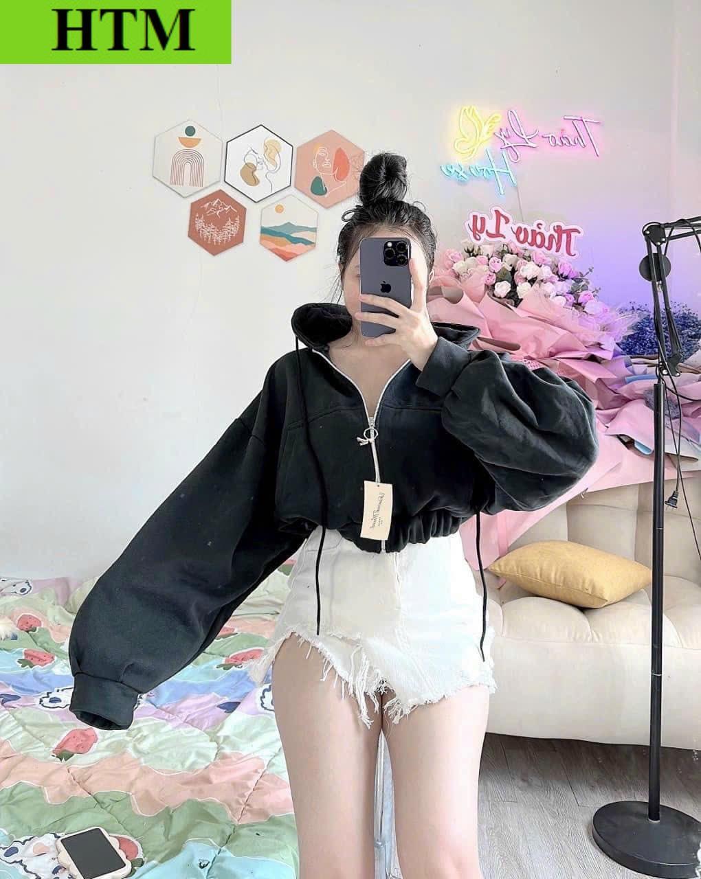 [FREESHIP] Áo Khoác Hoodie Zip Phong Cách Hàn Quốc Chất Vải Nỉ Siêu Dày Dặn Có Nón Bao Đẹp Áo Đẹp Hàng Hot Trend HTM FASHION - Xanh Nhạt