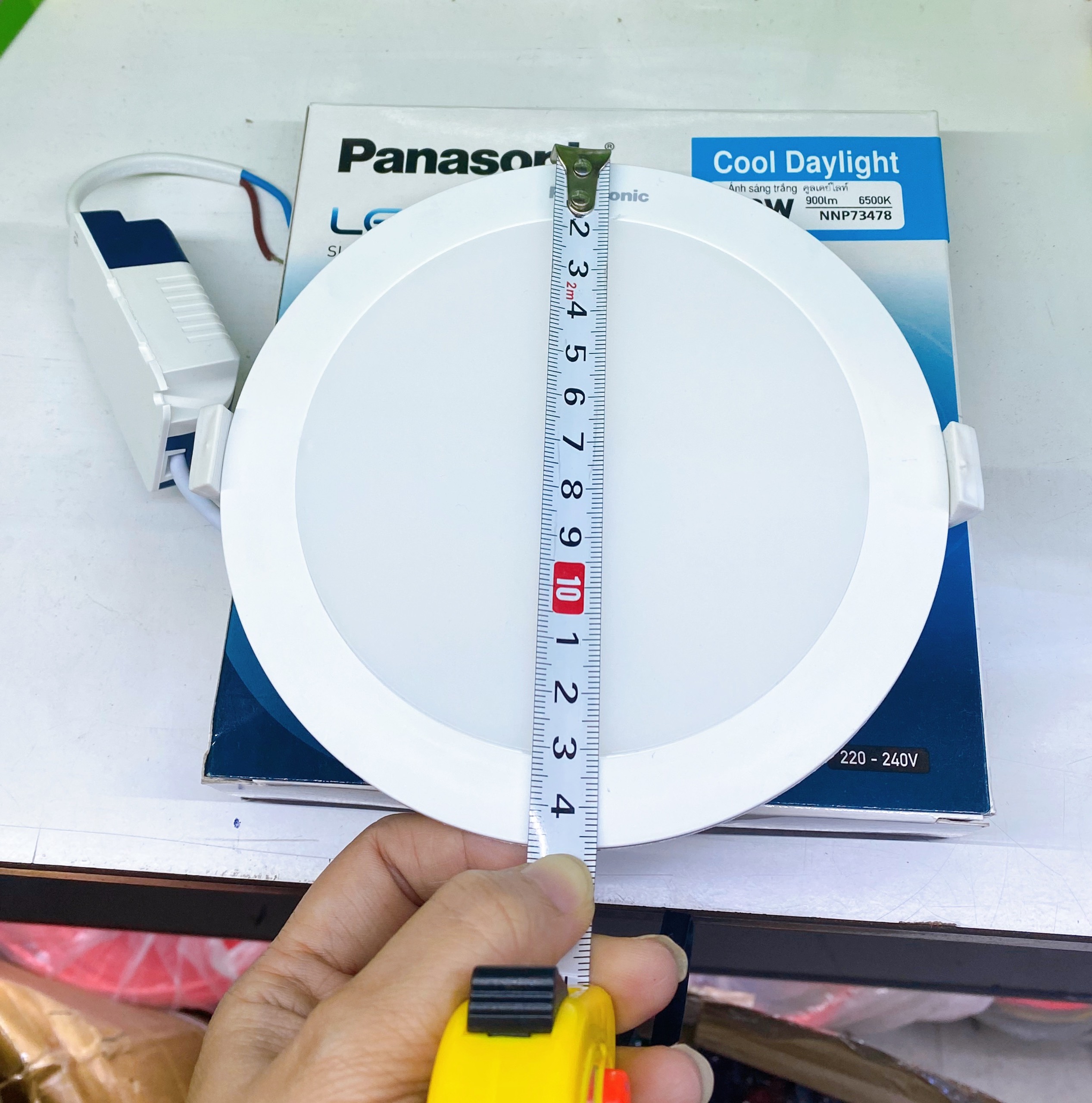 Đèn LED âm trần Downlight Panasonic Neo Slim Loại đơn sắc Công suất (6W,9W,12W) siêu mỏng nguồn rời, ánh sáng Trắng 6500K, Trung tính 4000K, Ấm 3000K