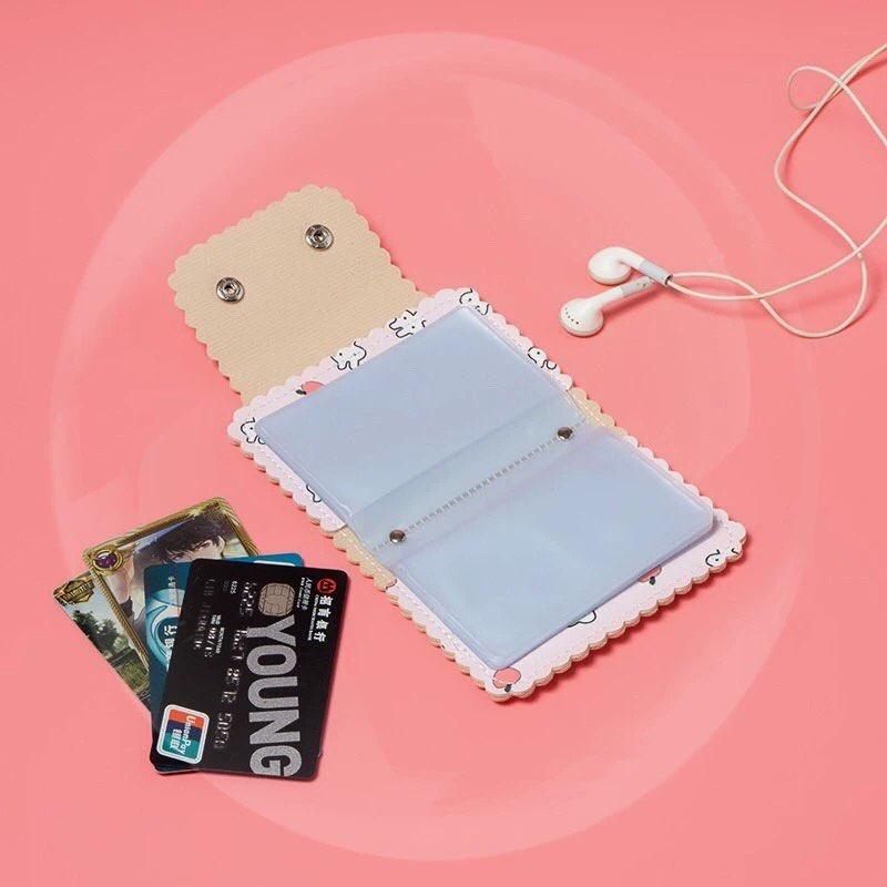 Ví nữ đựng thẻ mini Hàn Quốc nhiều ngăn bỏ túi cute dễ thương giá rẻ ngắn gọn thời trang đẹp cao cấp LUKADO VN42