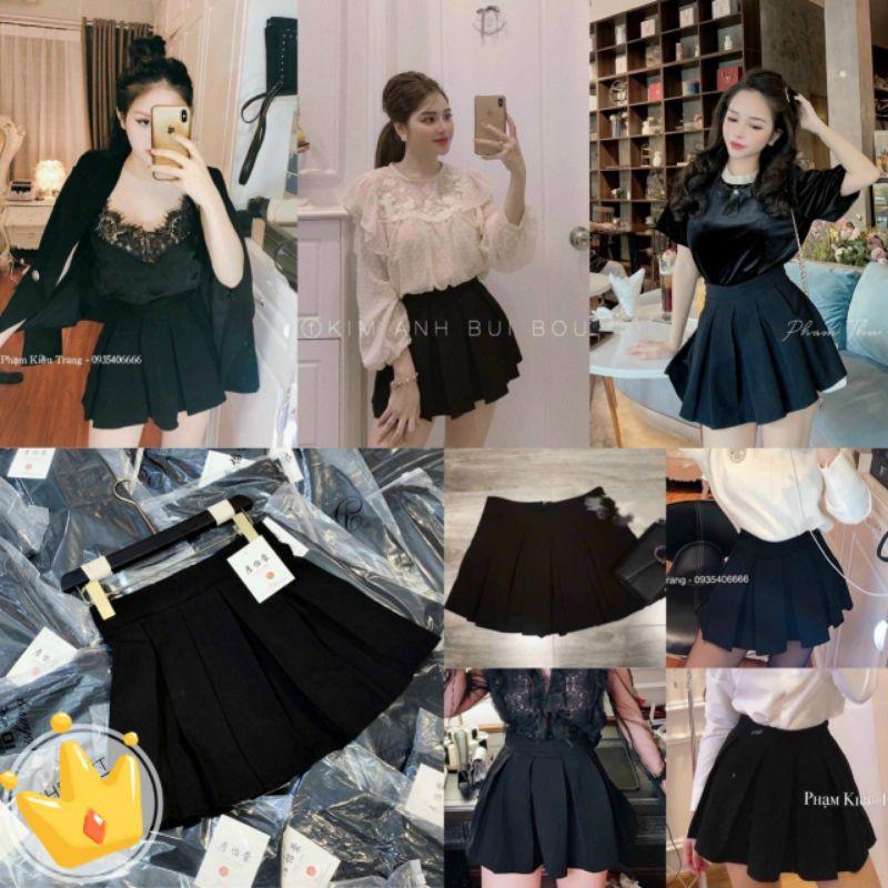 Chân váy xòe ngắn kèm quần bên trong