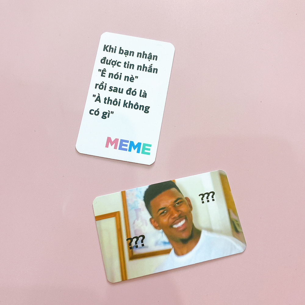 Bộ Bài Meme 70 Lá Drinking Game Uống Bia Tụ Tập Cùng Bạn Bè What Do You Meme Việt Hóa Siêu Hài