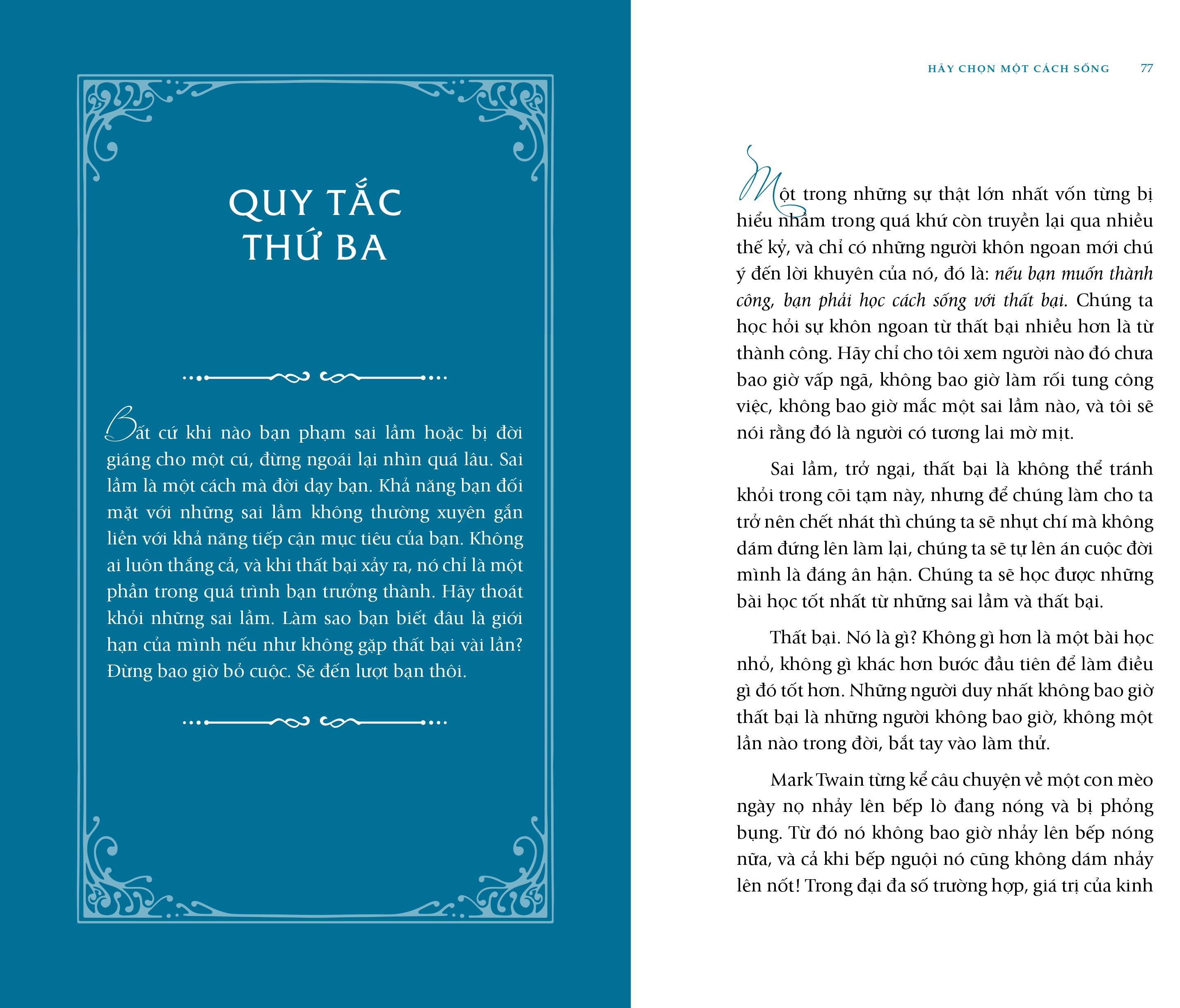 Sách Hãy Chọn Một Cách Sống (A Better Way To Live)