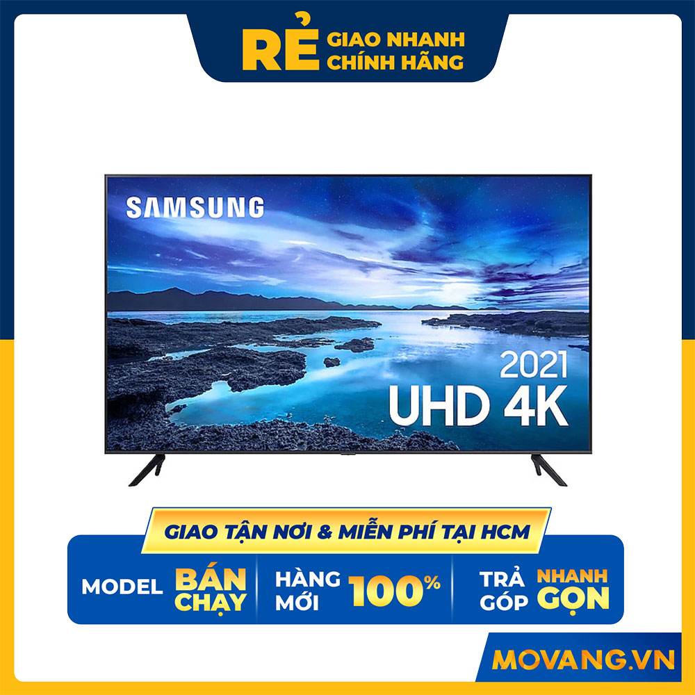 Smart Tivi Samsung 4K 55 inch UA55AU7700