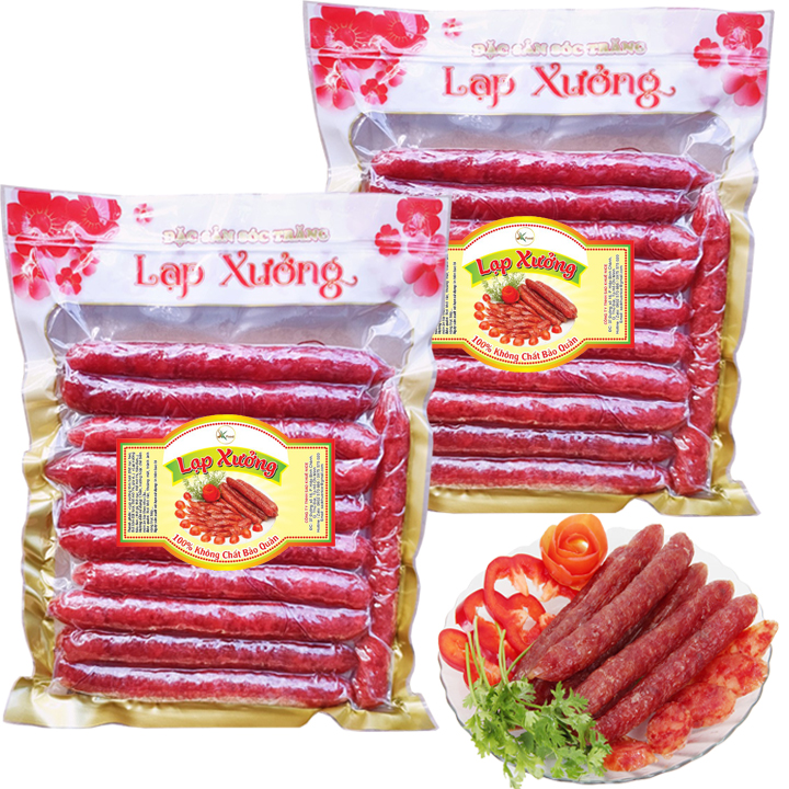 1kg lạp xưởng tôm chất lượng đảm bảo an toàn thực phẩm