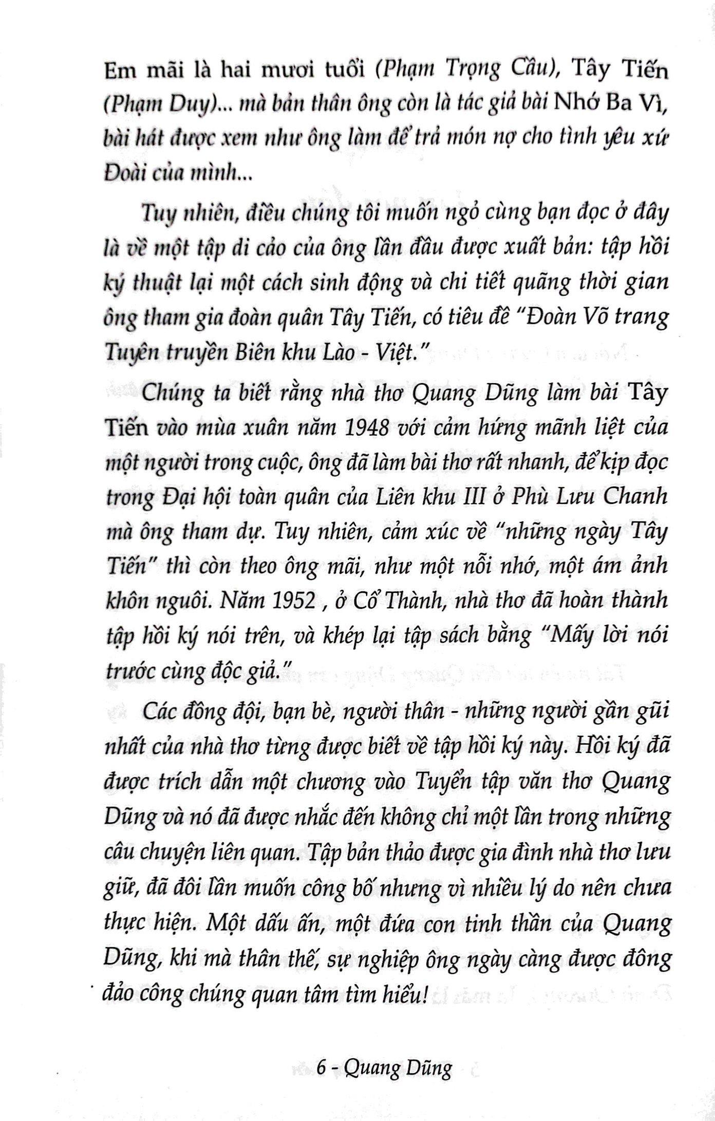 Đoàn Binh Tây Tiến (Đoàn Võ Trang Tuyên Truyền Biên Khu Lào - Việt) (Tái Bản 2022)