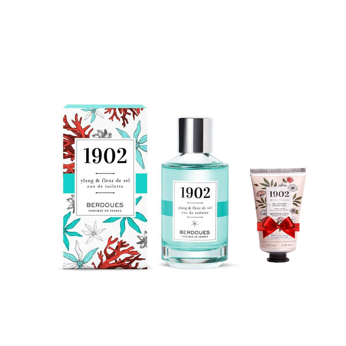 Nước Hoa Berdoues 1902 Eau de Toilette Ylang &amp; Fleur de Sel 100ml + Tặng Kèm 1 Sữa Tắm Berdoues 1902 Shower 50ml