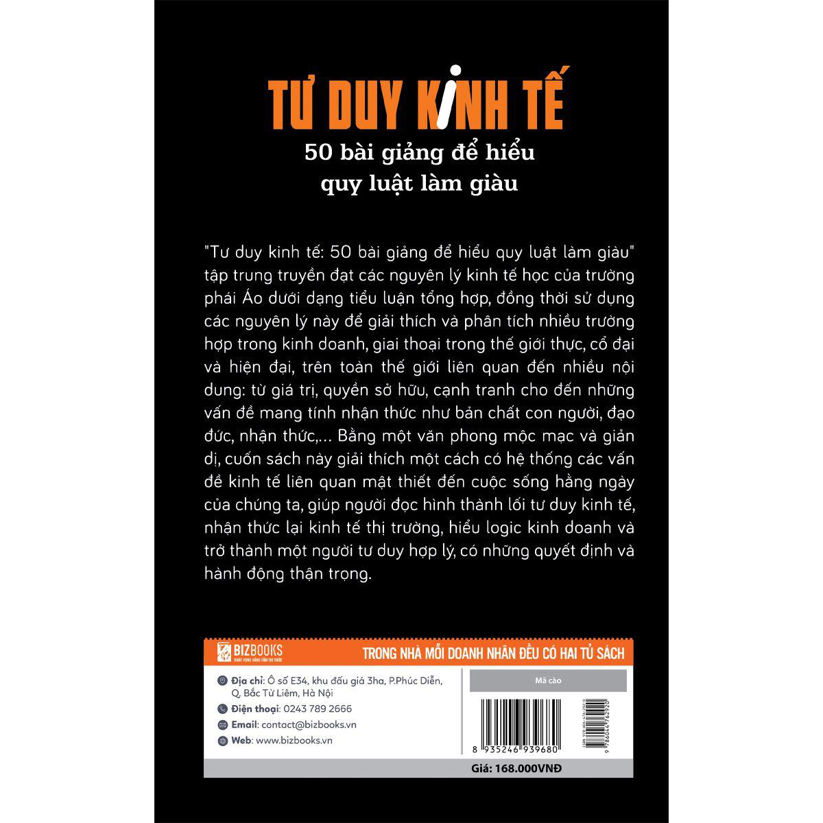 Tư duy kinh tế: 50 bài giảng để hiểu quy luật làm giàu