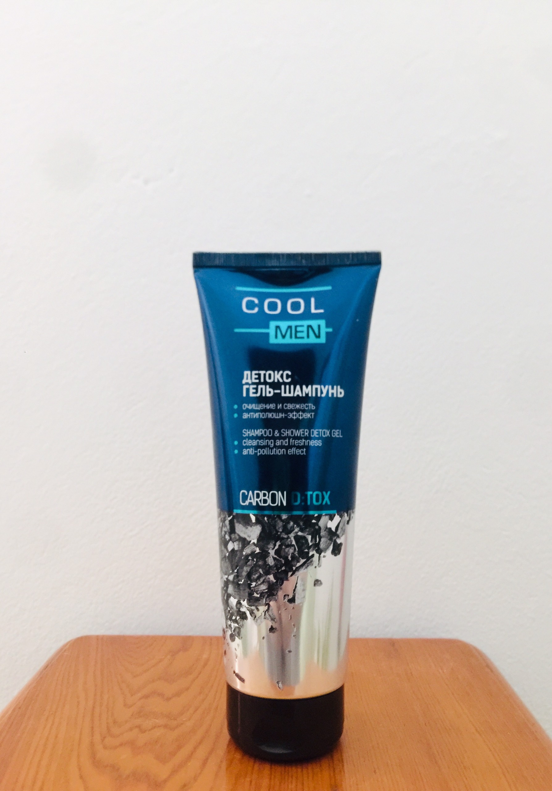 Tắm gội Cool Men 2in1 detox than tre hoạt tính giúp làm sạch tóc và cơ thể  250ml