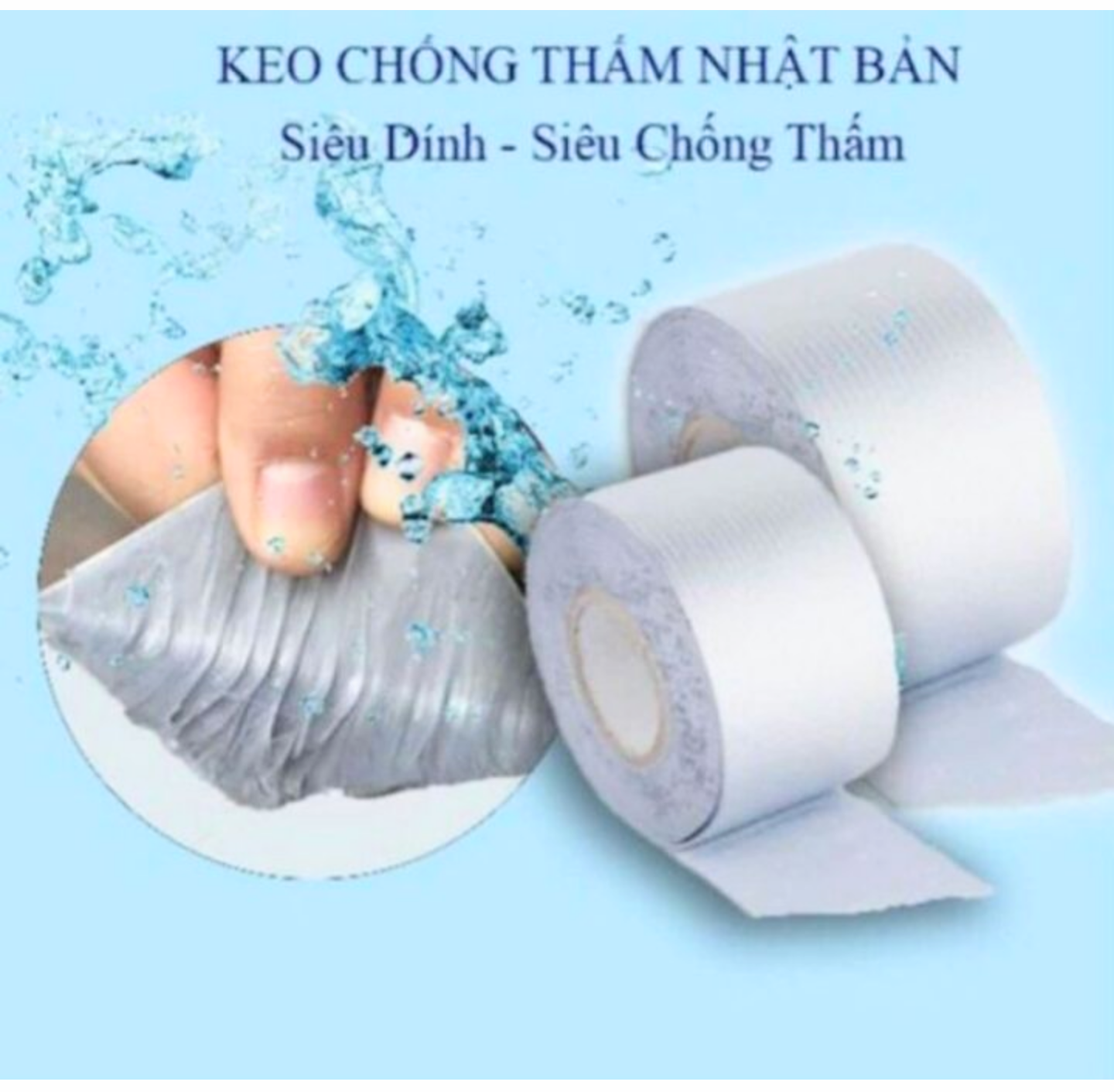 SIÊU DÍNH VỚI CUỘN BĂNG KEO DÁN CHỐNG THẤM DÁN MỌI THỨ TIỆN DỤNG AN TOÀN CHẤT LƯỢNG TỐT