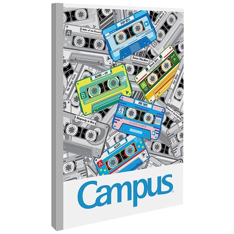 Vở Mix Tape - A4 Kẻ Ngang Có Chấm 200 Trang ĐL 70g/m2 - Campus NB-A4MT200