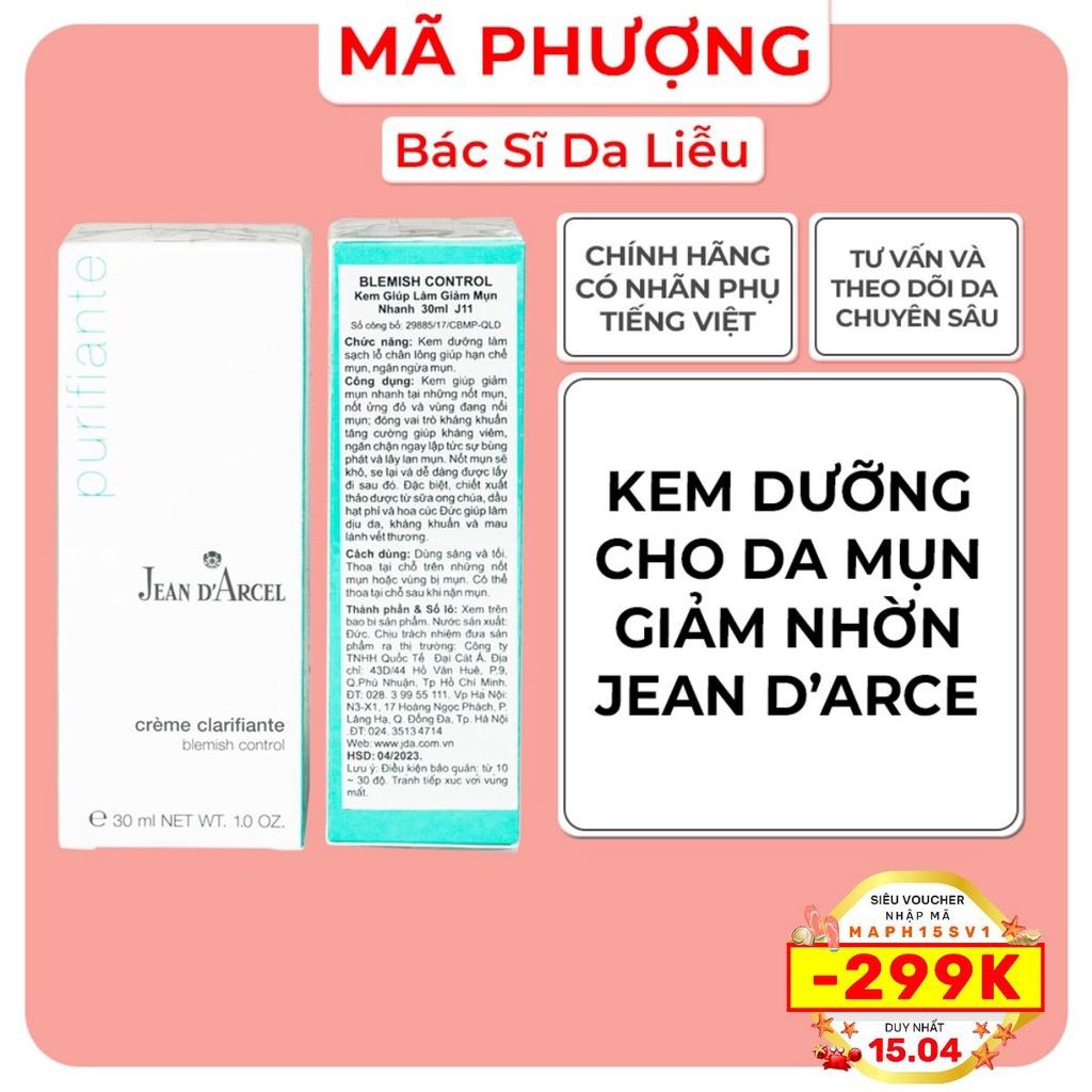 Kem giúp làm giảm mụn nhanh Blemish Control Jean D’Arcel 30ml