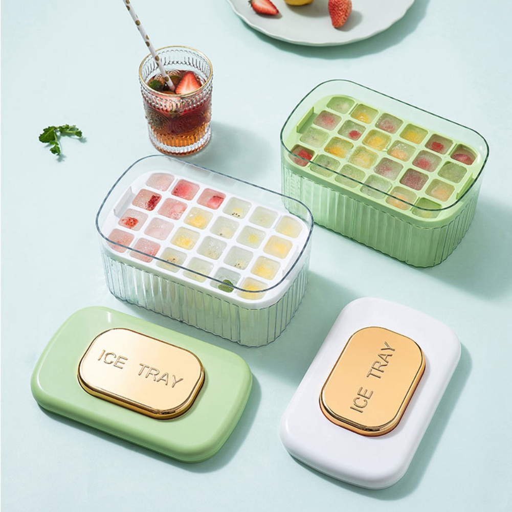 Hộp khay làm đá, ép lấy đá, đựng đá KACHEEG ICE TRAY cao cấp