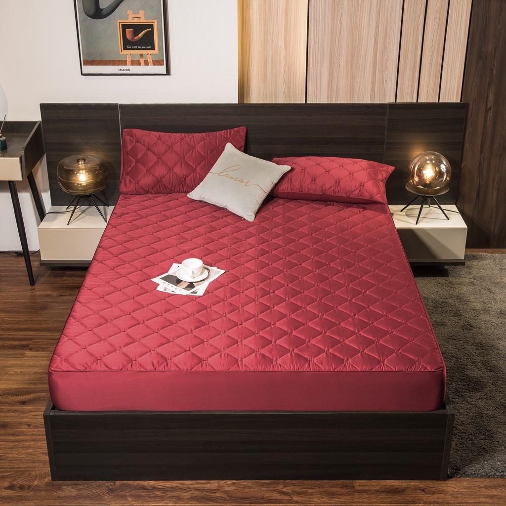 GA GỐI LỤA CHUN TRẦN CHỮ H COTTON KHÁNG KHUẨN MẪU DREAM CITY TẶNG KÈM 2 VỎ GỐI
