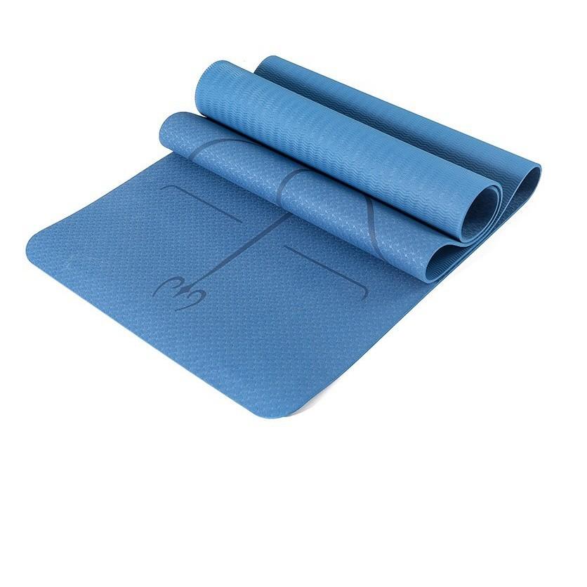 Thảm yoga 8mm TPE định tuyến-Hoa văn ngẫu nhiên KHỞI NGUYÊN SPORT