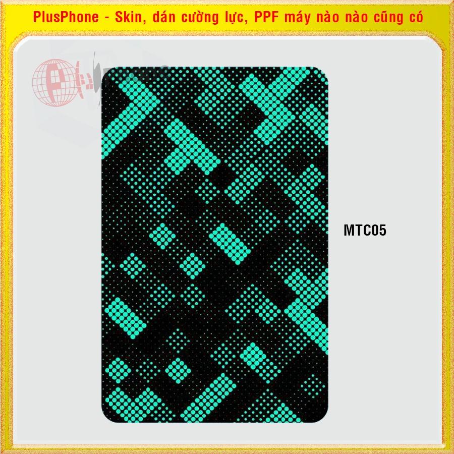 Dán Skin cho mặt sau iPad Mini 6 2021 8.3 inch màu matrix camo