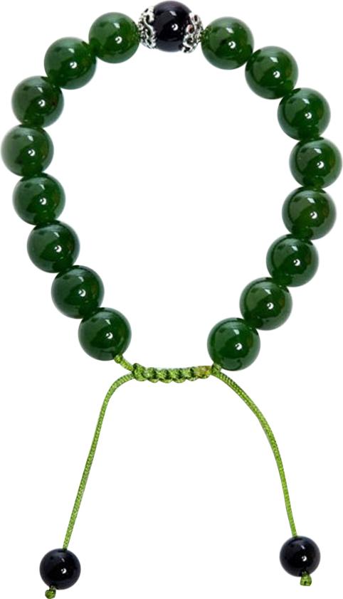 Vòng Mala Ngọc Bích Phối Mã Não Đen Ngọc Quý Gemstones VT23