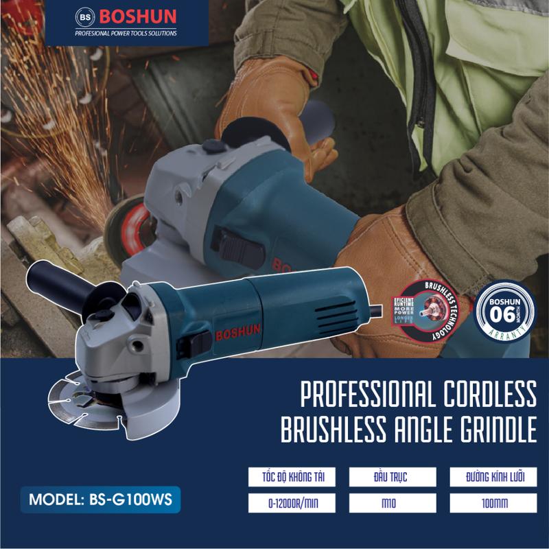 Máy mài điện boshun BS-G100WS dây đồng 100% Lỗi 1 đổi 1 bảo hành chính hãg 6 Tháng