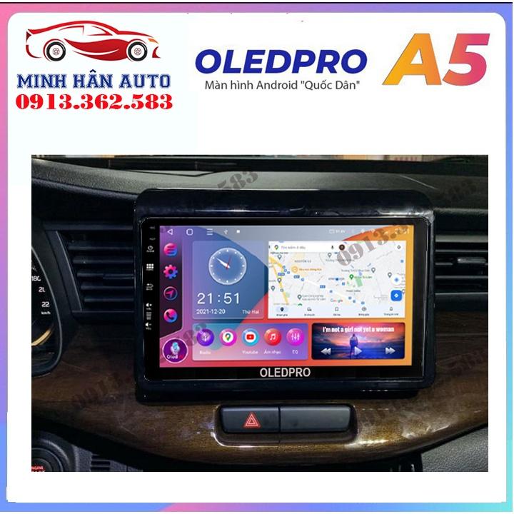 Bộ màn hình OLEDPRO A5, A3 cho xe NISSAN ERTIGA 2019, trọn bộ màn hình, mặt dưỡng,dây nguồn theo xe