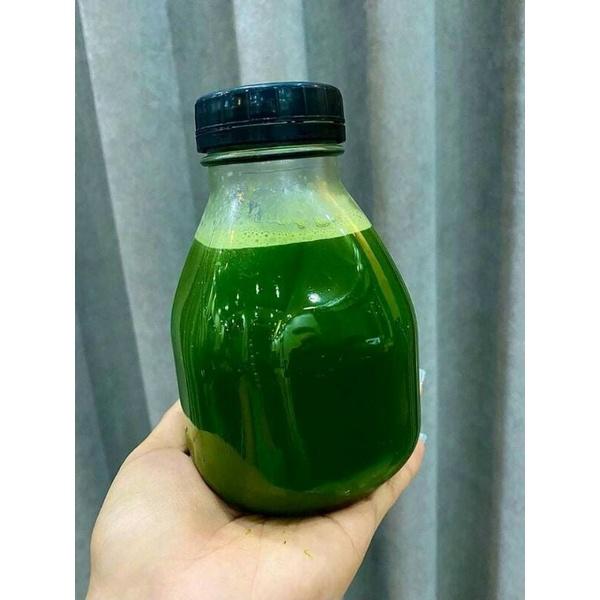Chai Thuỷ Tinh Vuông Lùn Miệng Rộng Nắp Nhựa 300ml 500ml | Đựng sữa chua , nước ép , trà lên men