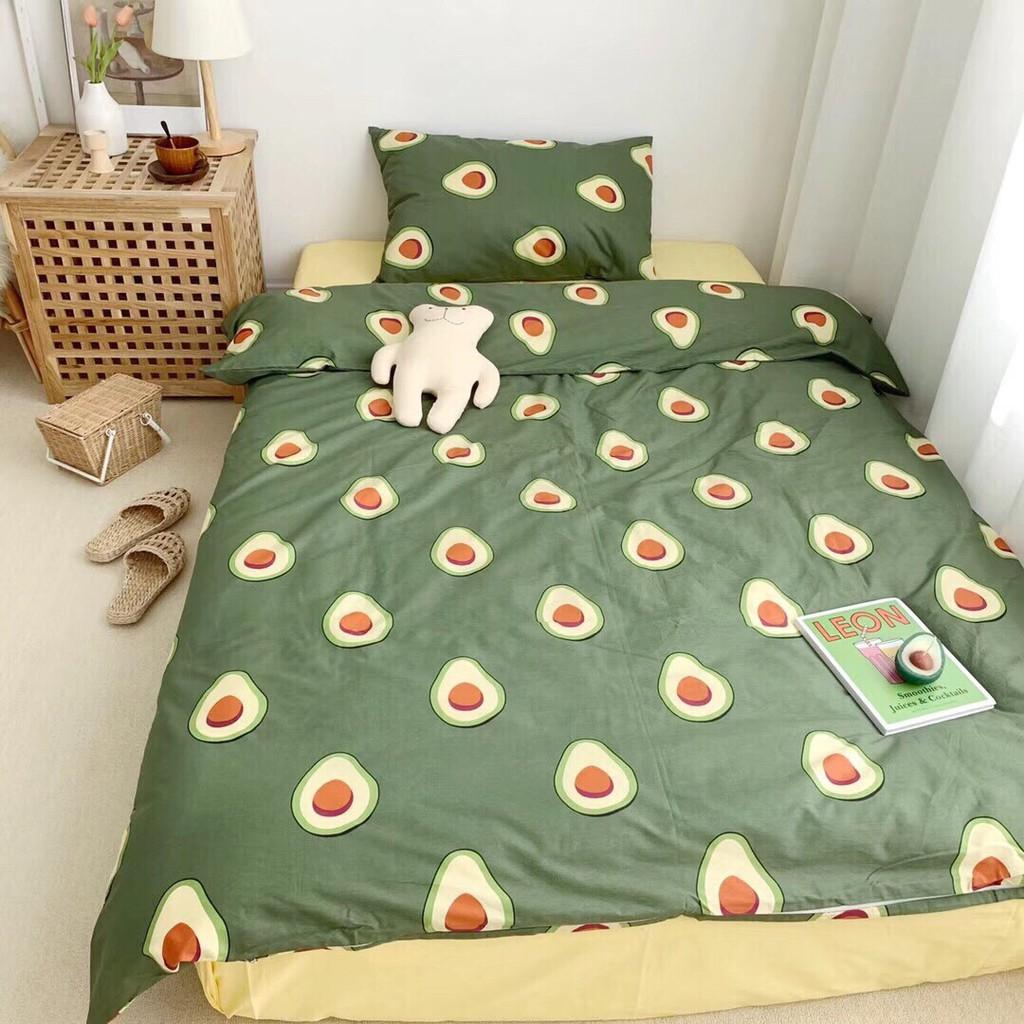 SÉT 5 MÓN CHĂN GA GỐI POLY QUẢ BƠ PP