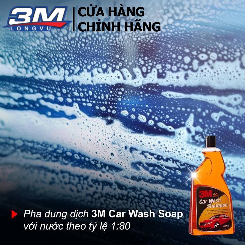 Combo Dung Dịch Tẩy Keo, Nhựa Đường 3M 08987 425g Và Xà Bông Rửa Xe 3M Car Wash Shampoo 1L - 3M Long Vu