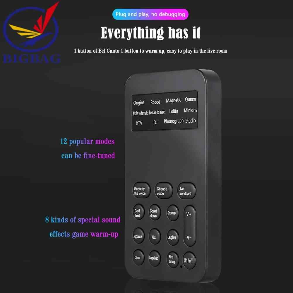 Bộ Loa Không Dây Mini Hỗ Trợ Live Changer Sound Card
