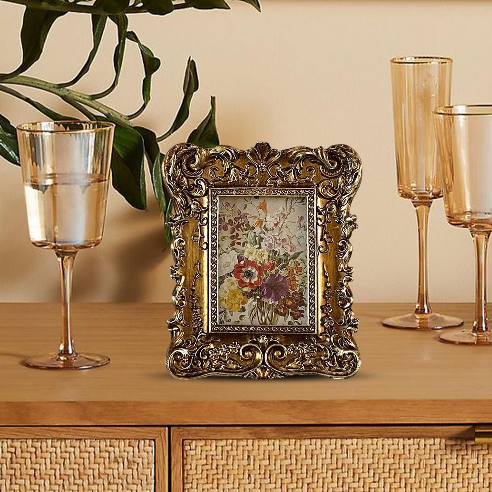 Photo Frame Photo Holder Wall Desktop Resin Picture Frame for Decoration