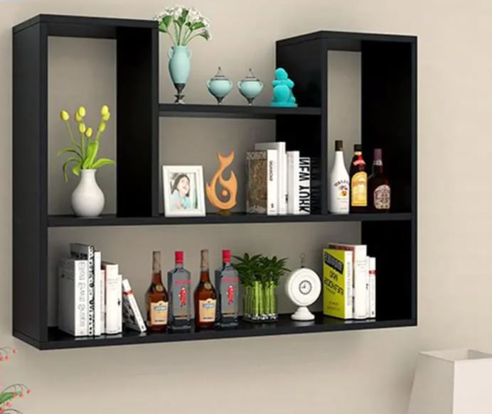 Kệ Giá Sách Treo Tường Sáng Tạo Với Kết Cấu Giấu Chân Chắc Chắn Juno Sofa CTKT182 KT 62cm x 90cm x 15cm
