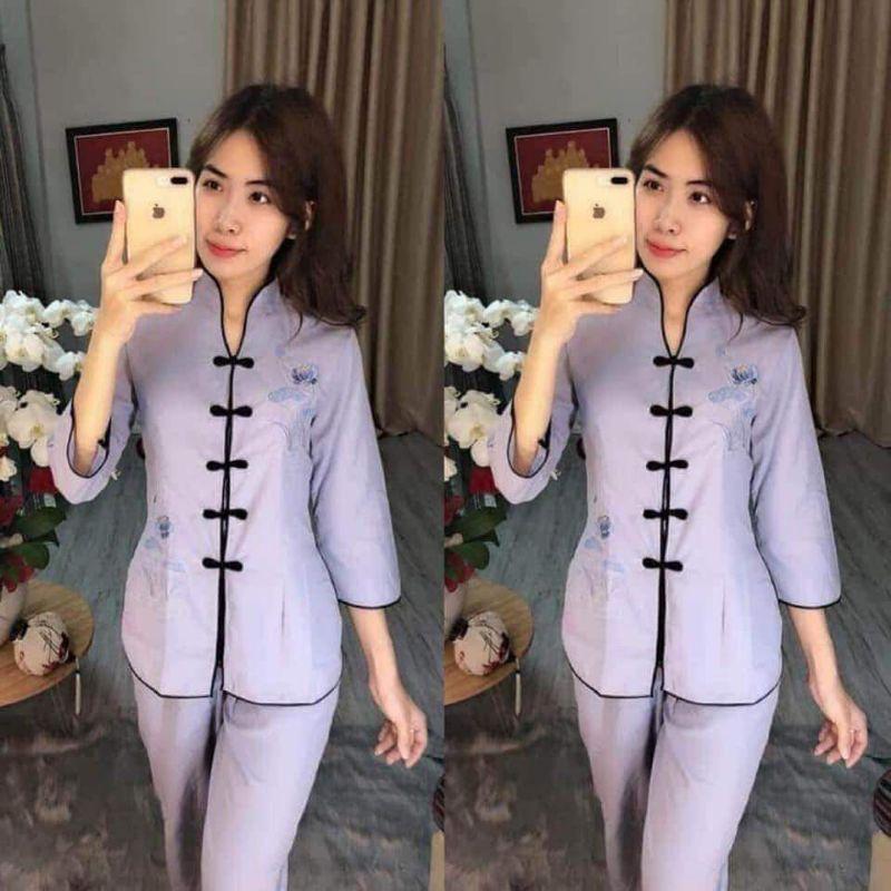 Đồ bộ mặc đi chùa
