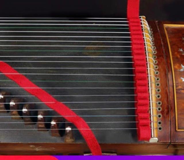 Giảm âm đàn Guzheng( giúp tập đàn không gây tiếng ồn)