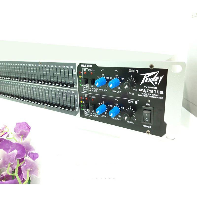 Lọc xì Peavey 231EQ tặng 1 đôi dây canon chất lượng cao, hỗ trợ âm thanh tốt