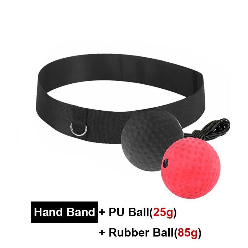 Boxing Reflex Ball Punching Ball Raising Speed Reaction Agility Hand Eye Training With Headband Gym Boxing Fitness Equipment