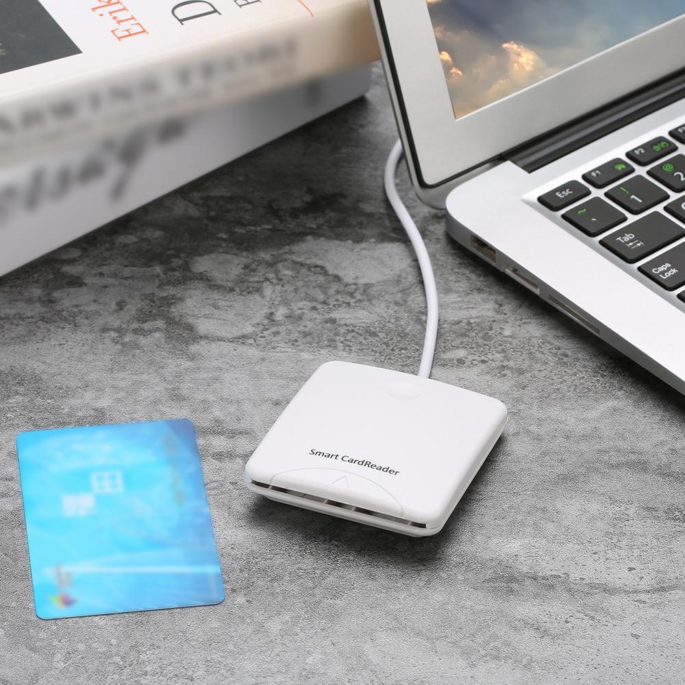 Bộ chuyển đổi thẻ SIM Sunshine-tipway STW USB 2.0 Smart Card Reader ID / EMV Bank tương thích cho Windows