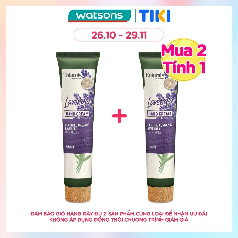 Kem Dưỡng Tay Naturals By Watsons Hương Lavender True Natural Lavender Hand Cream 30ml