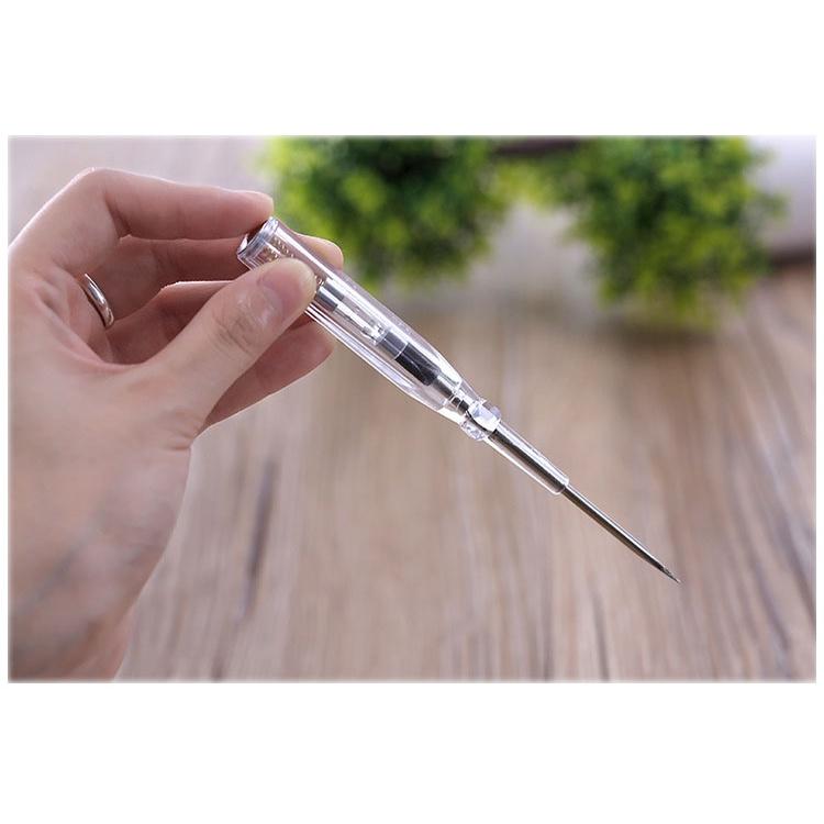 BÚT THỬ ĐIỆN TRONG SUỐT AN TOÀN 100V~500V THIẾT KẾ NHỎ GỌN DÀI 14CM SIÊU BỀN