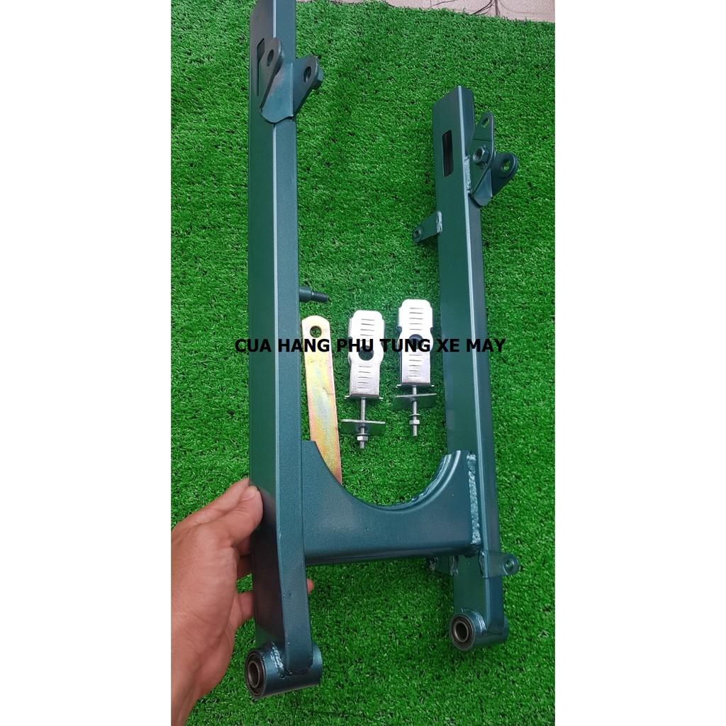 Gấp xe Sirius, Jupiter 50cm màu xanh kèm pát tăng sên