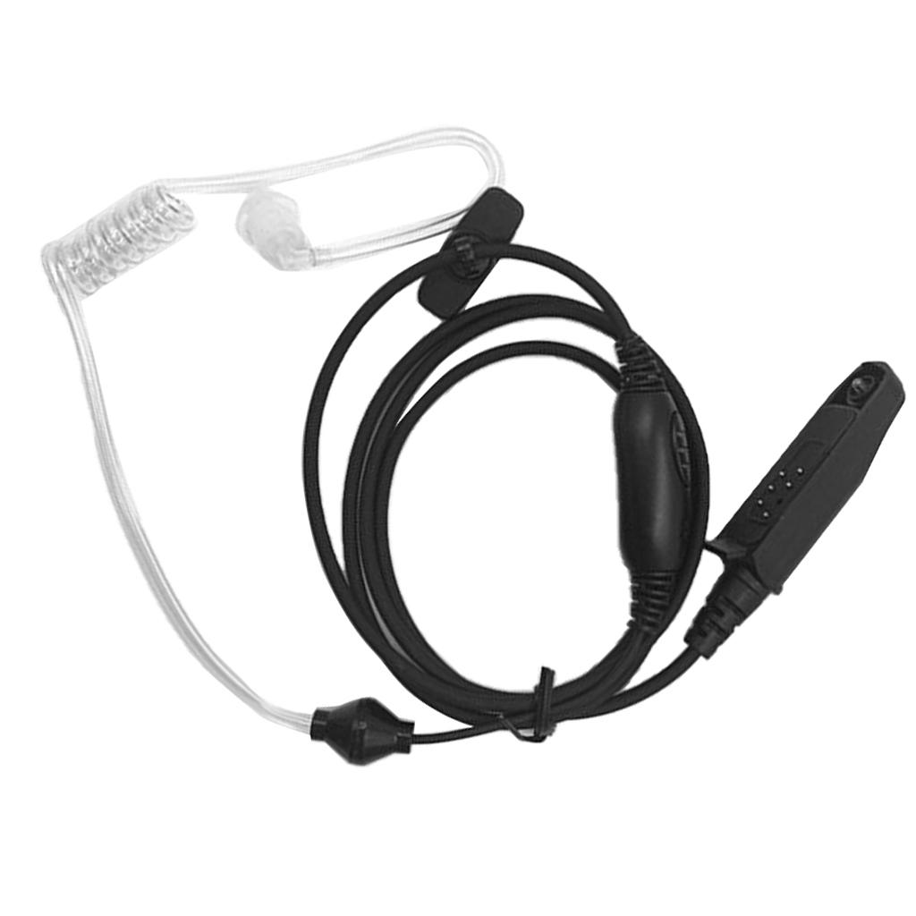 PTT Covert Air Acoustic Tube Headset