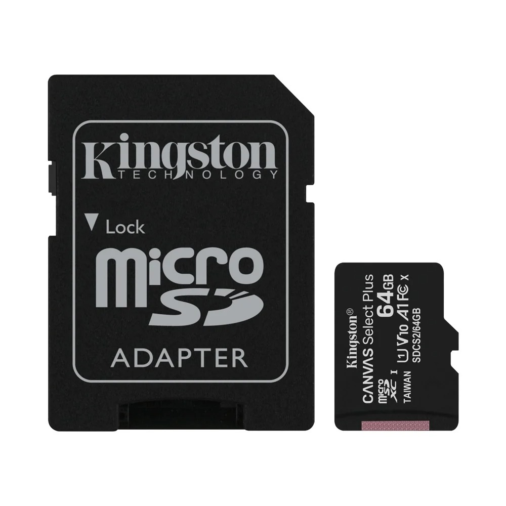 Thẻ nhớ Kingston 64GB microSD Class10 - Hàng chính hãng FPT Phân Phối